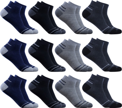 krijo Men Self Design Ankle Length(Pack of 12)