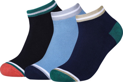 FD REDO Men Solid Ankle Length(Pack of 3)