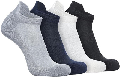RECKZOZ Men Solid Ankle Length(Pack of 4)
