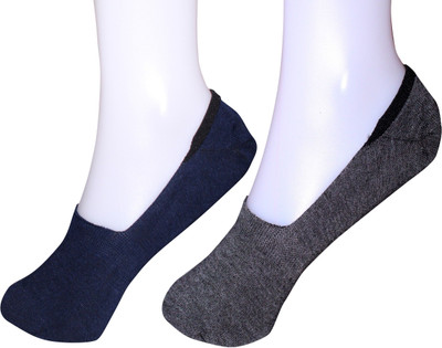 RamNRetail Men & Women Self Design Low Cut, Peds/Footie/No-Show(Pack of 2)