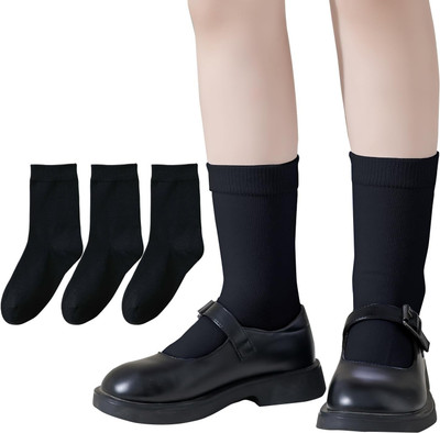 Okara Boys & Girls Solid Ankle Length(Pack of 3)