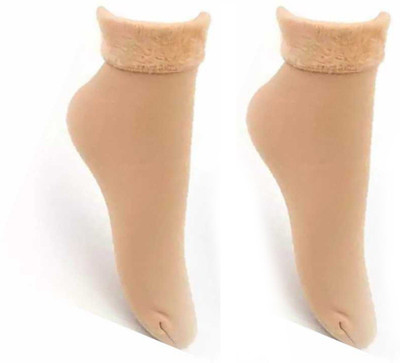 vactly Men & Women Self Design Ankle Length(Pack of 2)