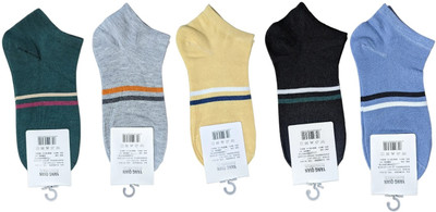 Tixy Men Calf Length(Pack of 5)