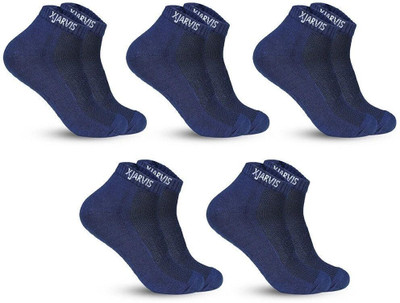 XJARVIS Men & Women Solid Ankle Length(Pack of 5)