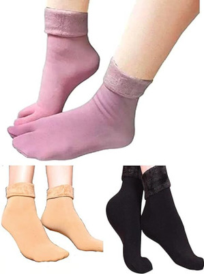 Cozy crazy Men & Women Solid Ankle Length(Pack of 2)