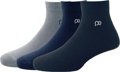 PETER ENGLAND Men Solid Mid-Calf/Crew(Pack of 3)