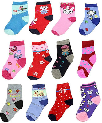 Aiviraa Boys & Girls Printed Calf Length(Pack of 12)