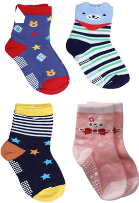 SooWoo Baby Boys & Baby Girls Calf Length(Pack of 4)