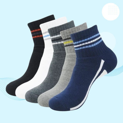 MJE Men & Women Solid Ankle Length, Peds/Footie/No-Show