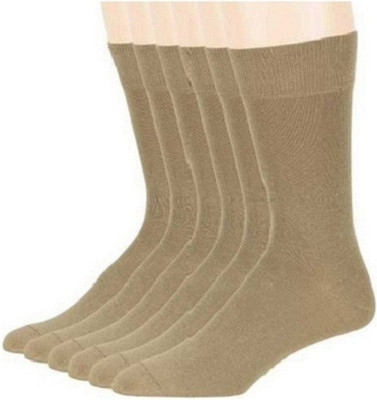 Akeeta Men Solid Calf Length(Pack of 6)