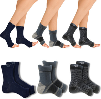 ecosync Unisex Solid Ankle Length(Pack of 3)