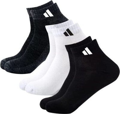Krezio Men & Women Printed Ankle Length(Pack of 3)