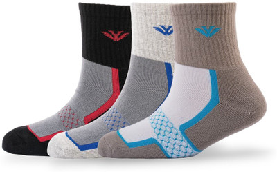 Young Wings Men Self Design Mid-Calf/Crew(Pack of 2)