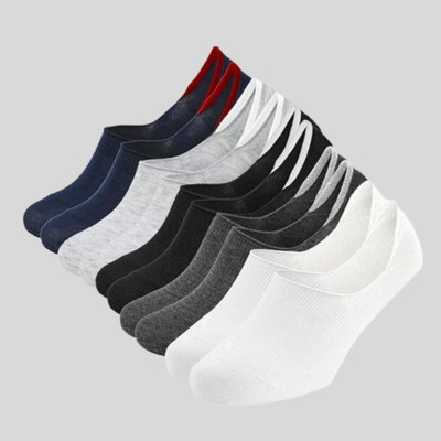 SoxyFeet Unisex Solid Peds/Footie/No-Show(Pack of 5)