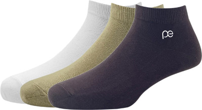 PETER ENGLAND Men Solid Ankle Length(Pack of 3)