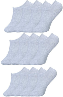 CROSSWELL Men & Women Solid Low Cut(Pack of 12)