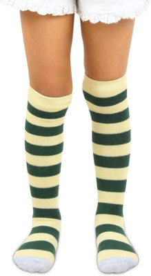 Neska Moda Boys & Girls Striped Knee High