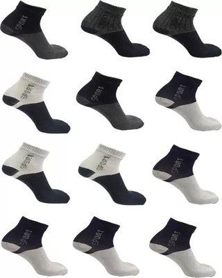 Cavendres Men Self Design Ankle Length(Pack of 10)
