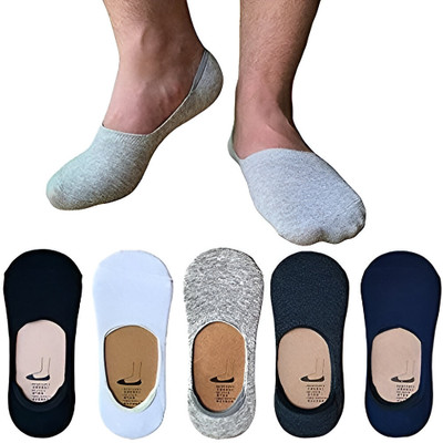 Cozy crazy Men Solid Ankle Length(Pack of 5)