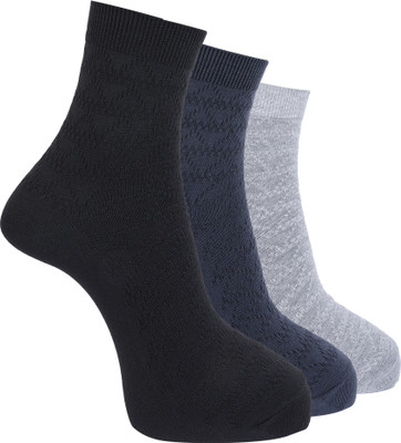 Dollar Men Laser Cut Ankle Length(Pack of 3)