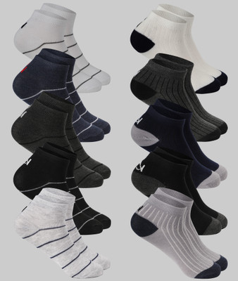SOXARO Men Ankle Length(Pack of 10)