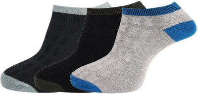Dollar Men Solid Low Cut(Pack of 3)
