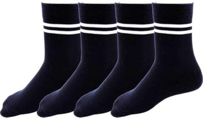 JD DASSSON Boys & Girls Solid Ankle Length(Pack of 6)