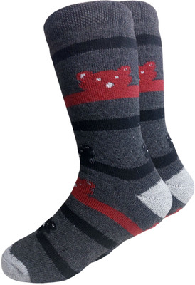 Krispar Boys & Girls Color Block Mid-Calf/Crew