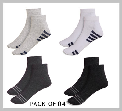 strucker Men Self Design Ankle Length(Pack of 4)