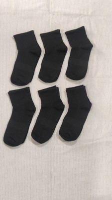Parimisha Creation Unisex Self Design Ankle Length(Pack of 6)