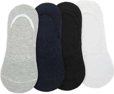 ZFBWF Men & Women Solid Peds/Footie/No-Show(Pack of 4)