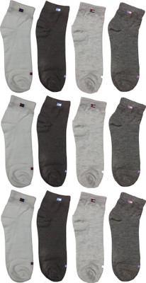 Akeet Trend Men Solid Ankle Length(Pack of 12)