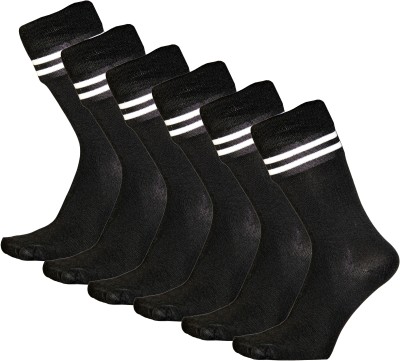 MIKONIKO Boys & Girls Striped Ankle Length(Pack of 6)