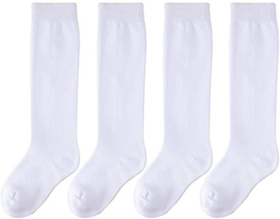 INFISPACE Men & Women Solid Calf Length(Pack of 4)