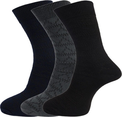 Dollar Men Solid Calf Length(Pack of 3)