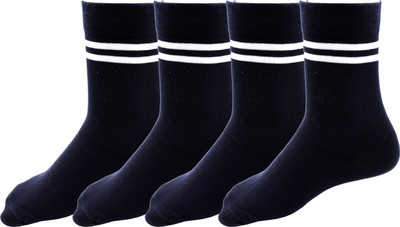 RC. ROYAL CLASS Boys & Girls Striped Calf Length(Pack of 4)