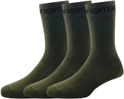 Akeeta Men Solid Calf Length(Pack of 3)