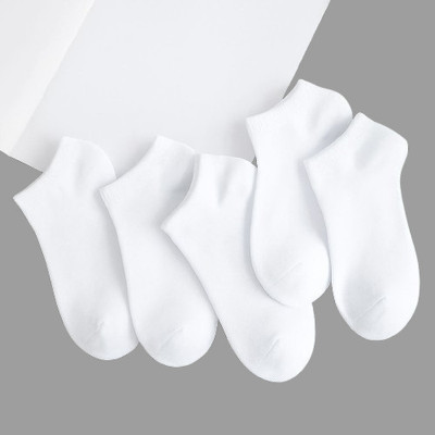 OBAMA Men & Women Solid Ankle Length, Peds/Footie/No-Show(Pack of 5)