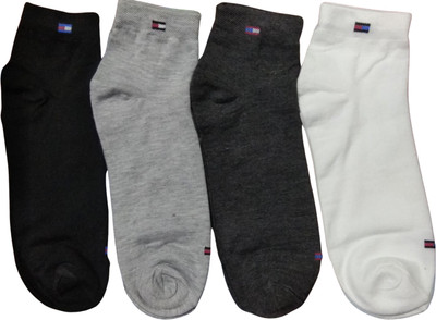 Akeet Trend Men Solid Ankle Length(Pack of 4)