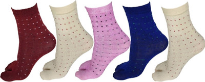 Aivira Women Printed Calf Length(Pack of 5)