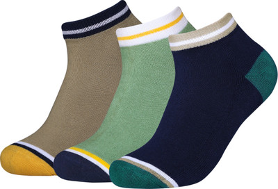 FD REDO Men Solid Ankle Length(Pack of 3)