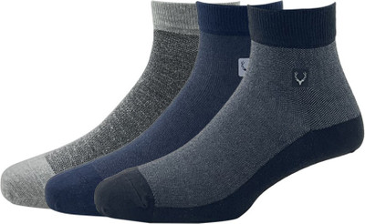 Allen Solly Men Self Design Mid-Calf/Crew(Pack of 3)