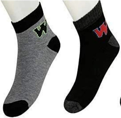 BOLLAR Unisex Self Design Ankle Length(Pack of 2)
