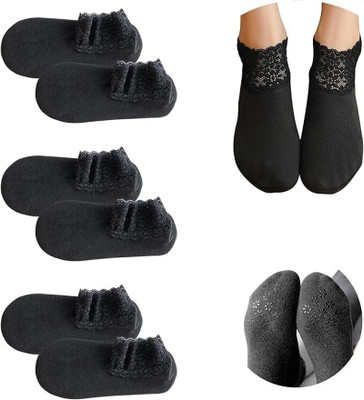 WKLOUYHE Women Woven Ankle Length(Pack of 3)