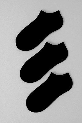 MAMU Unisex Solid Ankle Length(Pack of 3)