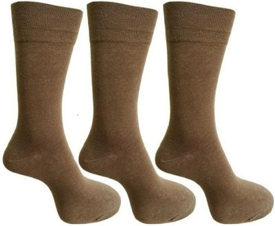 Akeet Trend Men Solid Calf Length(Pack of 3)