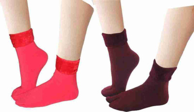 STYLE ACADEMY Women Solid Ankle Length(Pack of 2)