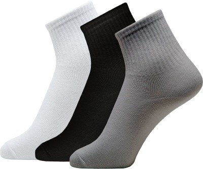 XOALT Men & Women Solid Ankle Length(Pack of 3)