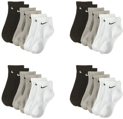 NlKE Men & Women Ankle Length(Pack of 12)