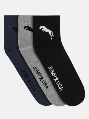 KALKA HOSIERY Men Printed Ankle Length(Pack of 3)